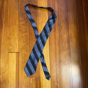 Merona blue and black tie